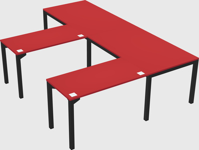 L-shaped desk