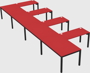L-shaped desk