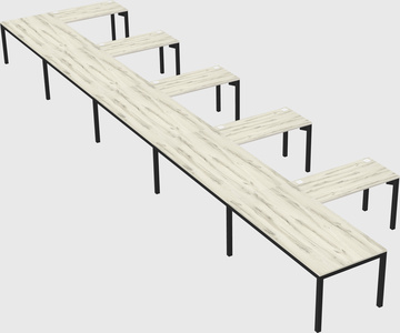 L-shaped desk