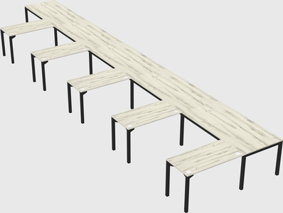 L-shaped desk