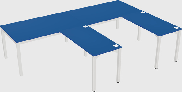L-shaped desk