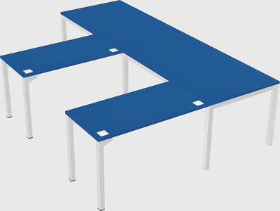 L-shaped desk