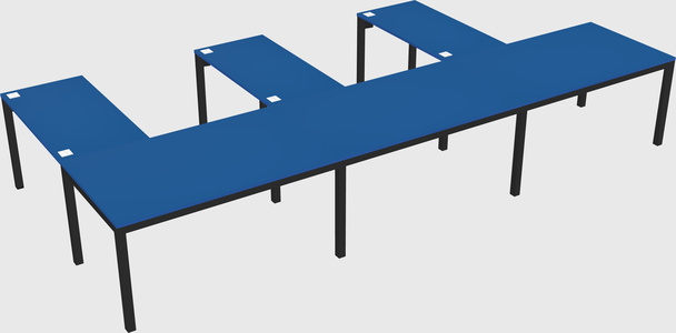 L-shaped desk