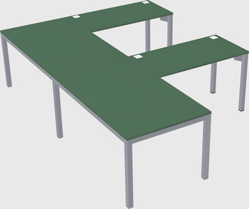 L-shaped desk