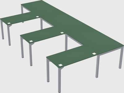 L-shaped desk