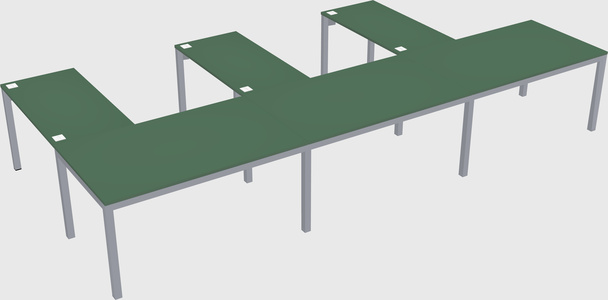 L-shaped desk