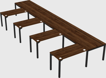 L-shaped desk