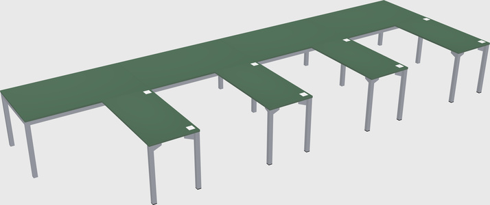 L-shaped desk