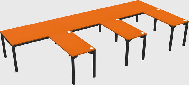 L-shaped desk