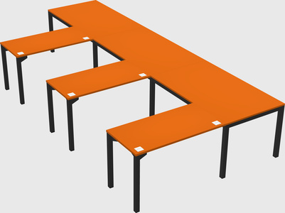L-shaped desk