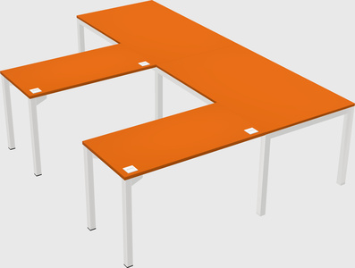 L-shaped desk