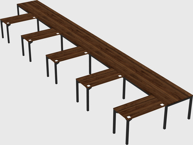 L-shaped desk