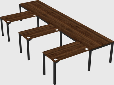L-shaped desk