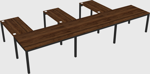 L-shaped desk