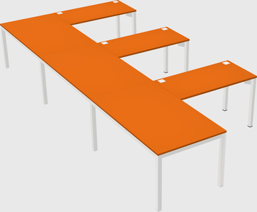 L-shaped desk