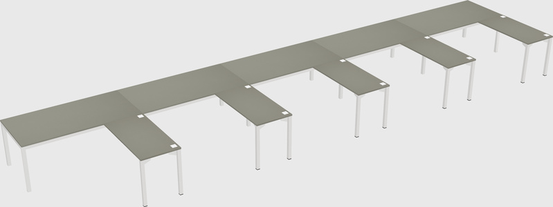 L-shaped desk