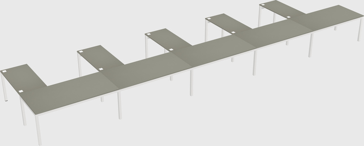 L-shaped desk