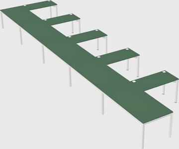 L-shaped desk