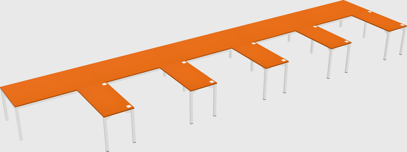 L-shaped desk