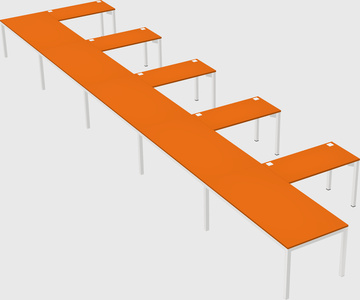 L-shaped desk