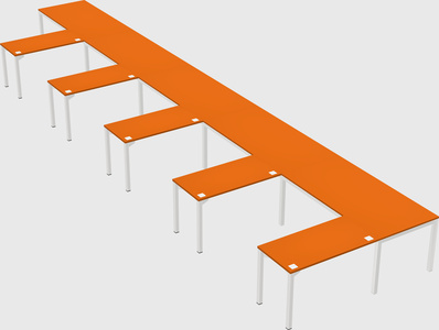 L-shaped desk