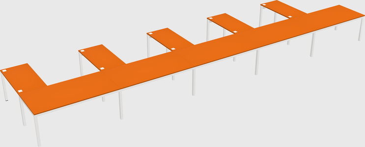 L-shaped desk