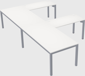 L-shaped desk