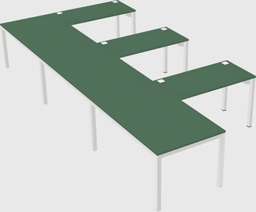 L-shaped desk