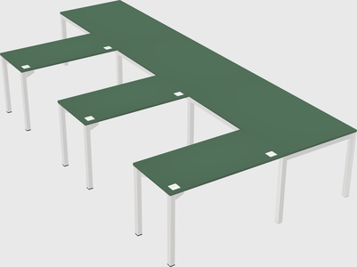L-shaped desk
