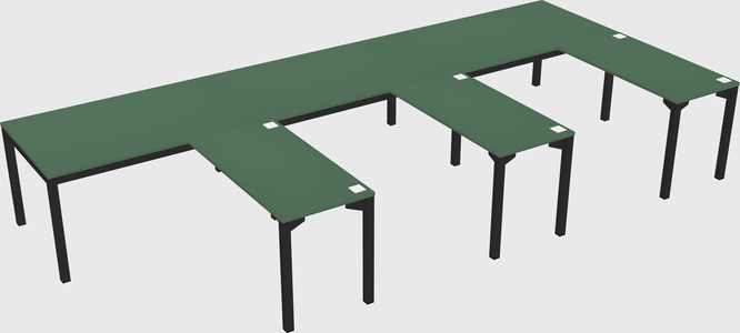 L-shaped desk