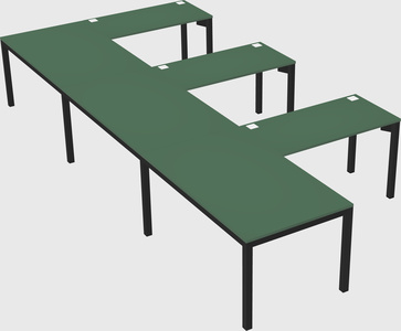 L-shaped desk