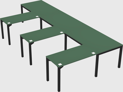 L-shaped desk