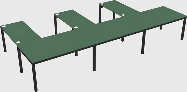 L-shaped desk