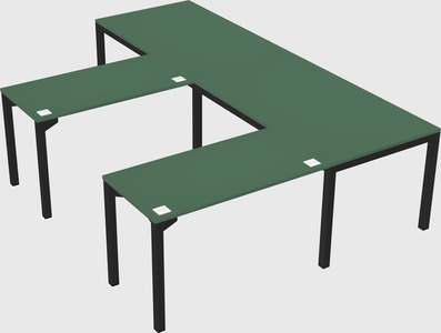 L-shaped desk
