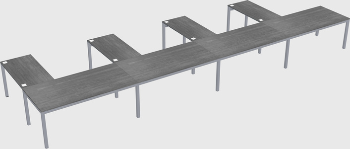 L-shaped desk