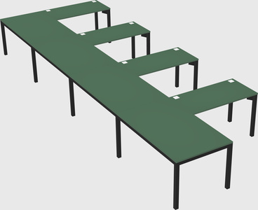L-shaped desk
