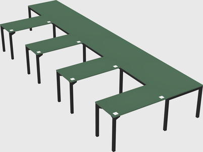 L-shaped desk