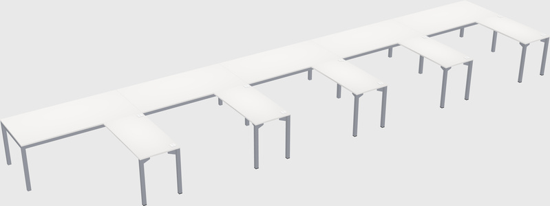L-shaped desk