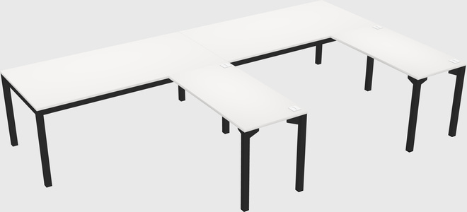 L-shaped desk