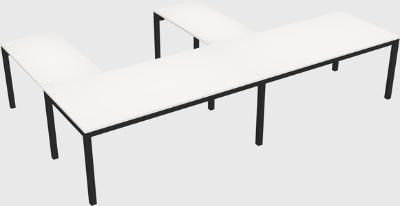 L-shaped desk