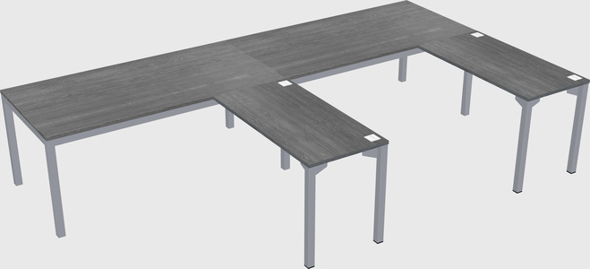 L-shaped desk