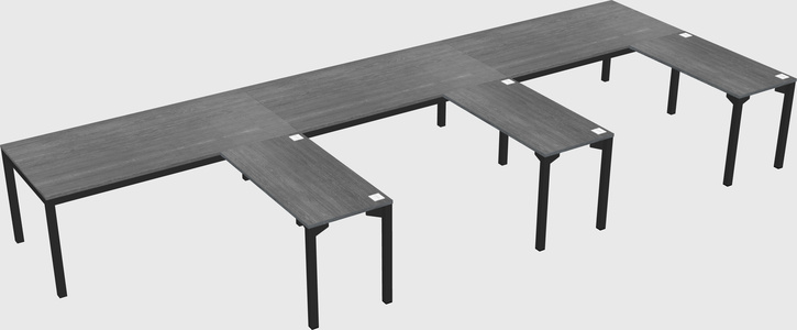 L-shaped desk