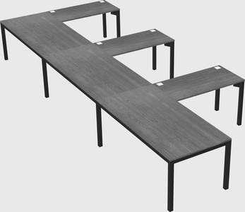 L-shaped desk