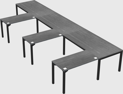 L-shaped desk