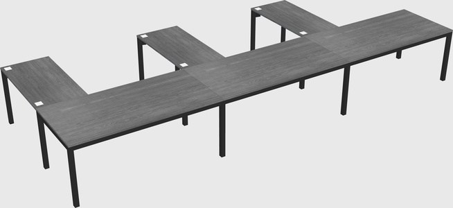 L-shaped desk