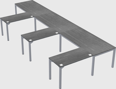 L-shaped desk