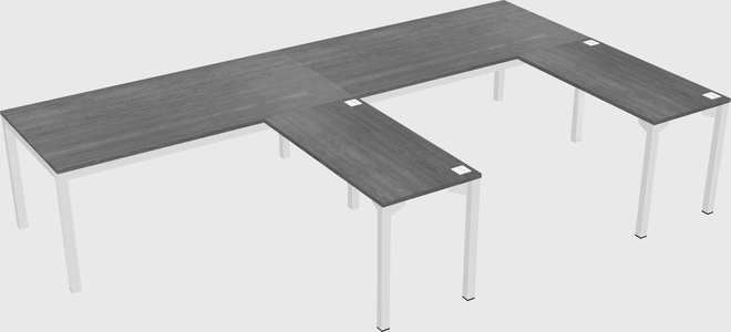 L-shaped desk