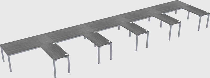 L-shaped desk