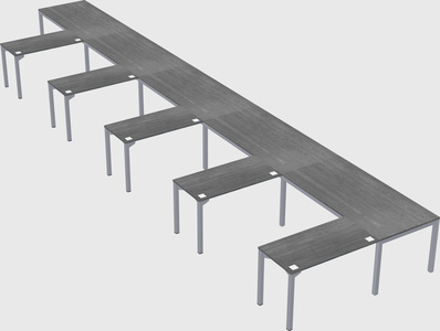 L-shaped desk