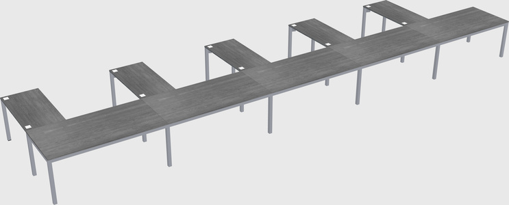 L-shaped desk